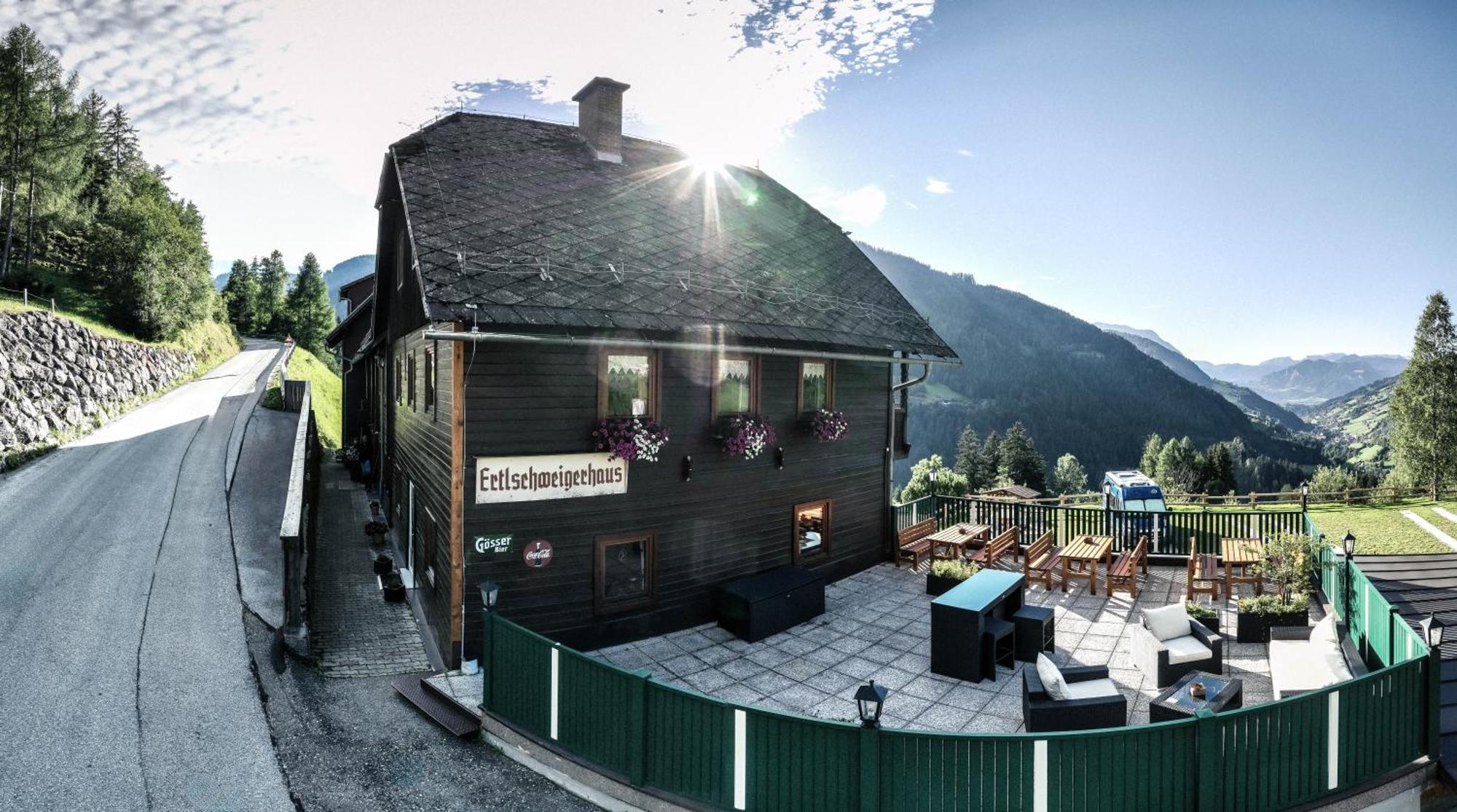 Ertlschweigerhaus Pension - Appartements - Zimmer Donnersbach Exteriör bild